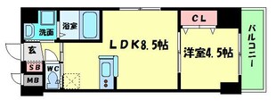 La CASA 上本町の物件間取画像